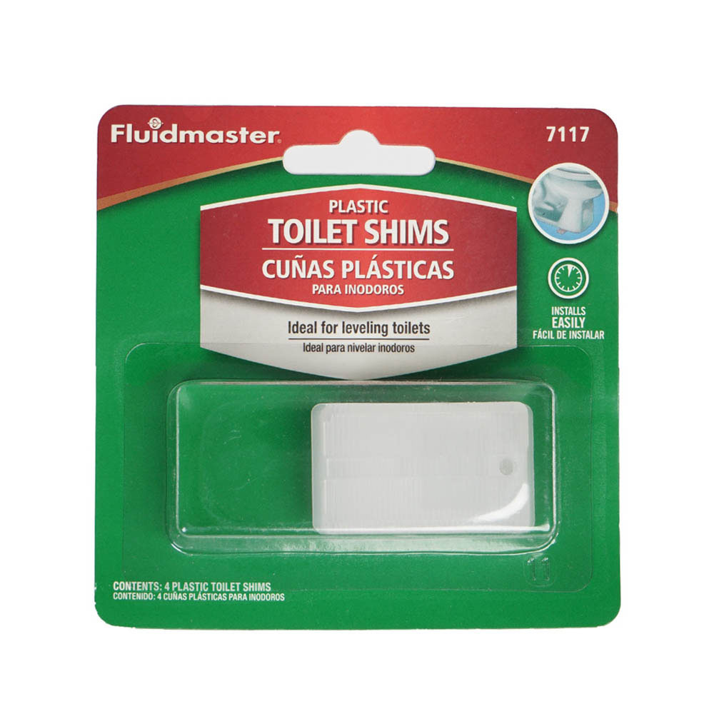 Juego de cuñas plásticas para nivelar inodoro 7117 - Imagen 1