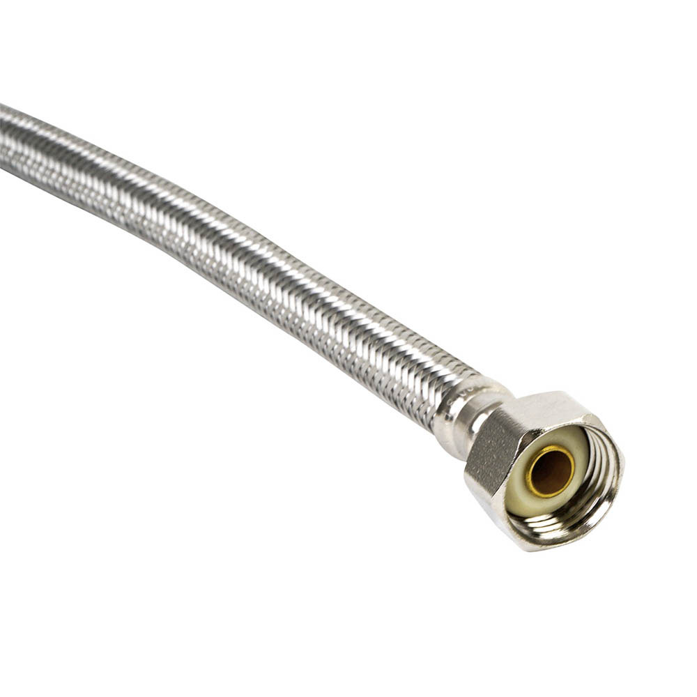 Conector / manguera de acero inoxidable para lavabo de 16″ B4F16 - Imagen 2