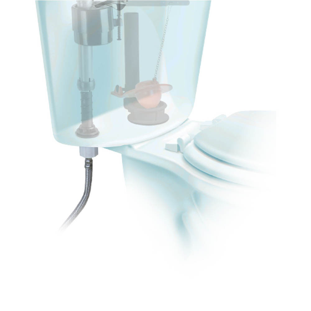 Conector / manguera para sanitario Click Seal de 16″ B1T16CS - Imagen 1